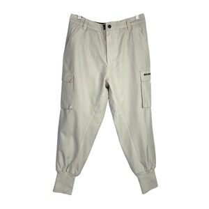 Searipe Mens Baggy Snowboard Snowpants Size S Ivory Cargo Ski Jogger Style‎